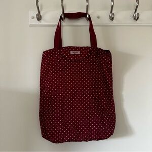 Cath Kidston Red Polka Dot Packable Tote Bag